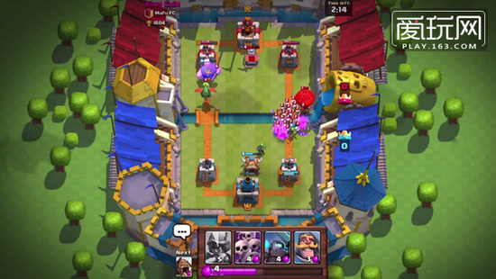 COC角色对线推塔 《部落冲突:皇室战争》部分地区测试中